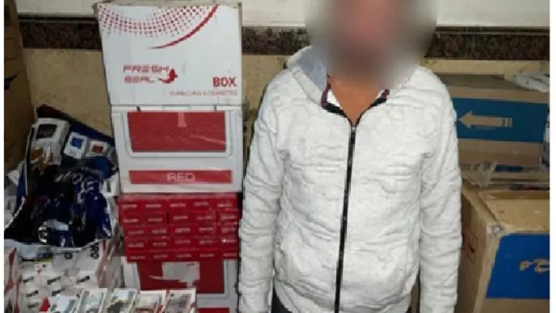 ضبط 21740 عبوة سجائر مهربة جمركياً بحوزة عاطل داخل مخزن بمطروح
