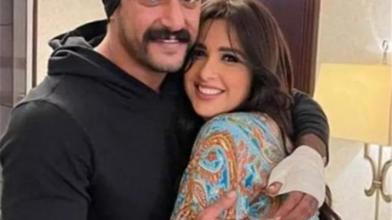أحمد العوضى يغازل زوجته بكلمات رومانسية عبر ”انستجرام ”