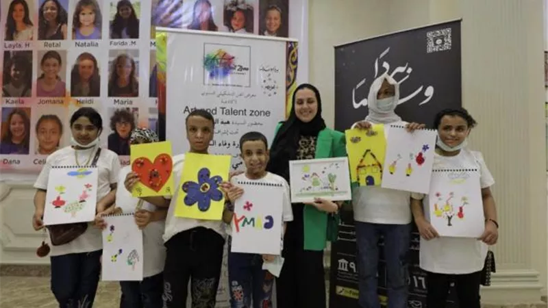 معرض اللوحات الفنية” فيها حاجة حلوة” يخصص نسبة من المبيعات لصالح ضحايا الحروق