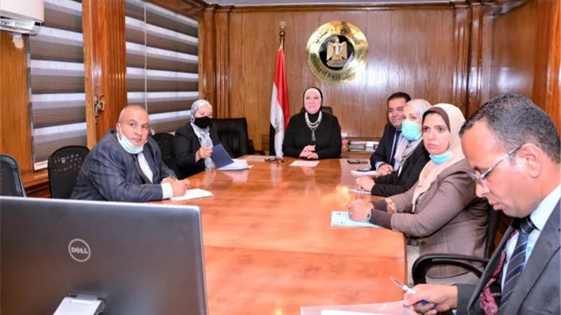 وزيرة التجارة والصناعة ونظيرها المغربي يبحثان سبل تيسير حركة التبادل التجاري بين البلدين