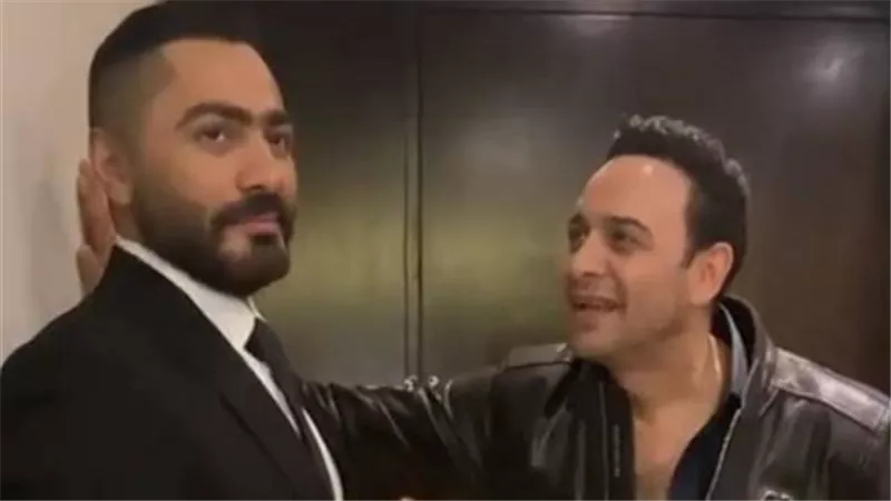 مصطفى قمر يهنىء تامر حسني على فيلمه الجديد ”مش أنا”: ربنا يكتبلك النجاح