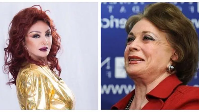 نبيلة عبيد تدعو بالشفاء لـ جيهان السادات بعد تعرضها لوعكة صحية
