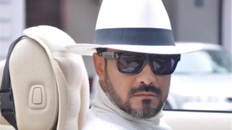 صورة.. محمد رجب وأحمد إمام في كواليس مسلسل ”ضربة معلم”