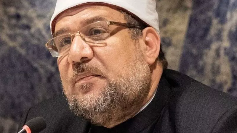 شاهد رسالة وزير الأوقاف للرئيس السيسي من داخل معرض الكتاب