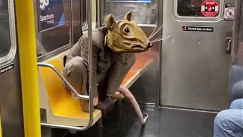 آخر تقاليع كورونا.. كل ما تريد معرفته عن الرجل الفأر الذى أشعل السوشيال ميديا