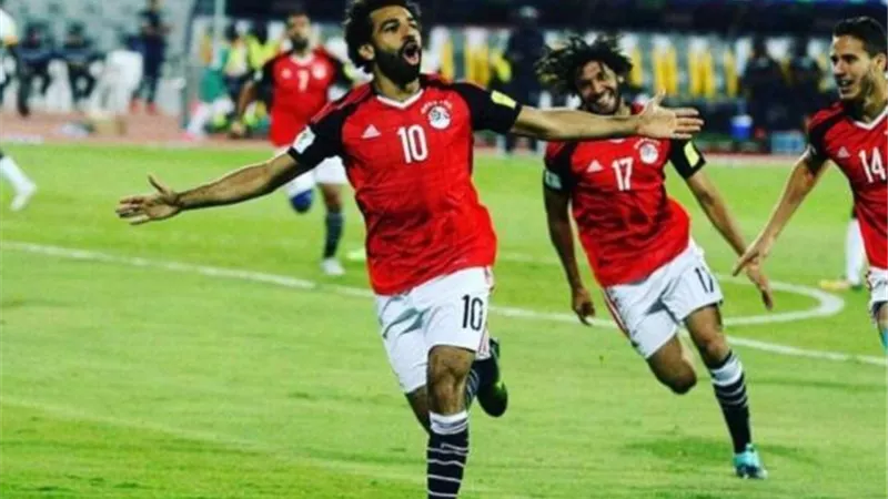 محمد صلاح يهنىء منتخب مصر بالفوز على توجو