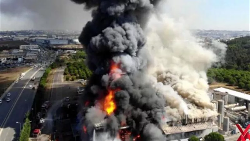 انفجار شديد في مصنع بويات في إسطنبول وسقوط ضحايا