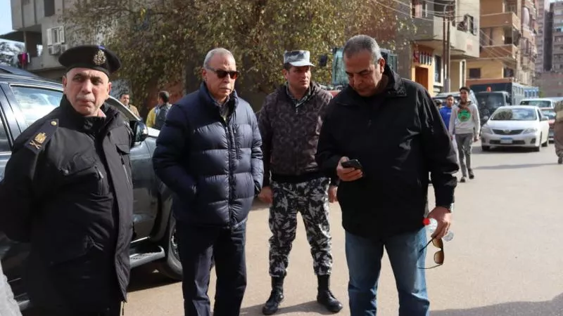 محافظ القليوبية يشهد إزالة 7 طوابق بأحد الأبراج المخالفة بطوخ