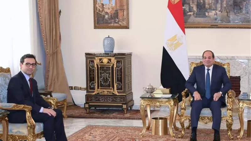 مصر وفرنسا تؤكدان عدم وجود بديل للأونروا في تقديم الدعم لأهالي غزة