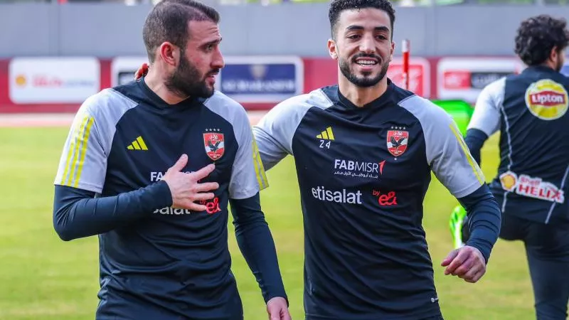 لاعبو الأهلي الدوليون ينتظمون في تدريبات الفريق استعدادا لمواجهة شباب بلوزداد