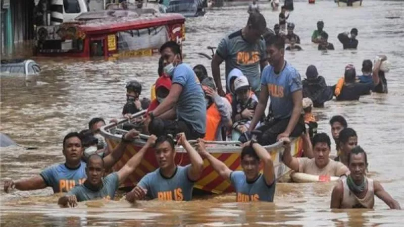 مصرع 18 شخصا بسبب الفيضانات بجنوب الفلبين