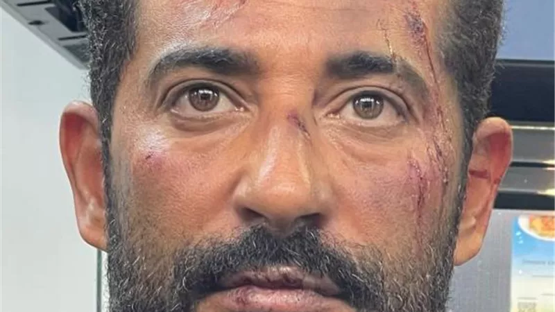عمرو سعد يشارك جمهوره بصورة من كواليس فيلم ”الغربان”