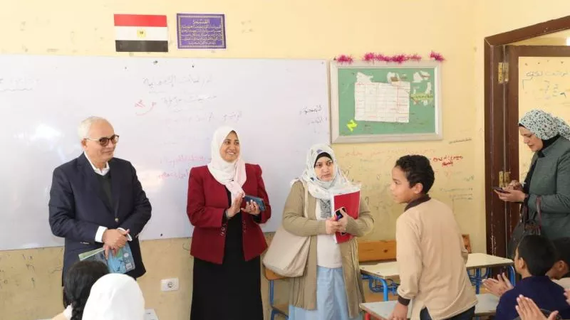 أول أيام التيرم الثاني 2024.. جولات مفاجئة لوزير التعليم بالمدارس
