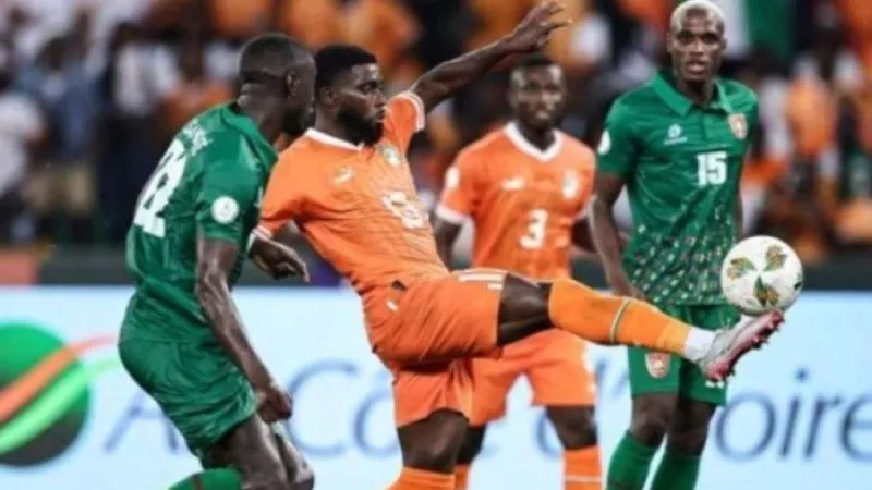 كرة خاصة لمواجهة كوت ديفوار ضد نيجيريا في نهائي كأس أمم إفريقيا
