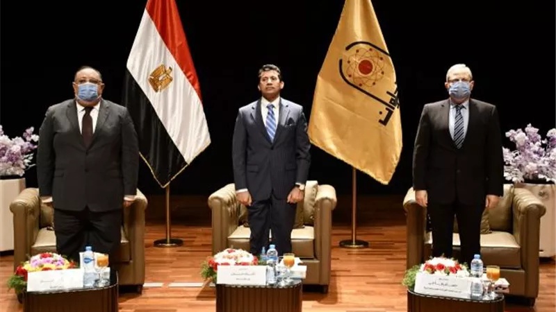 بالصور .. ننشر تفاصيل ندوة  ”مصر أولا.. لا للتعصب” بحضور وزير الشباب والرياضة ورئيس جامعة حلوان