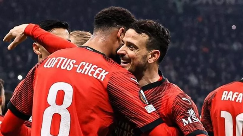 الدوري الأوروبي ميلان يتقدم على رين 0/1 في الشوط الأول