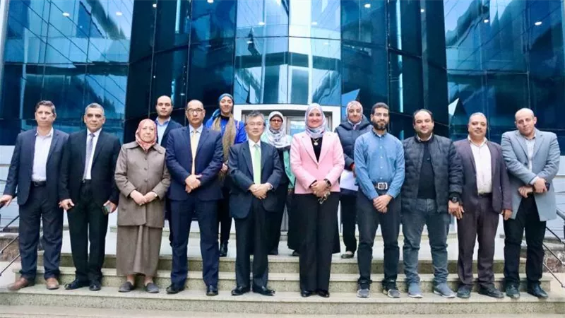 معهد بحوث الإلكترونيات يستقبل سفير اليابان لبحث دعم وتوطيد سُبل التعاون المُشترك