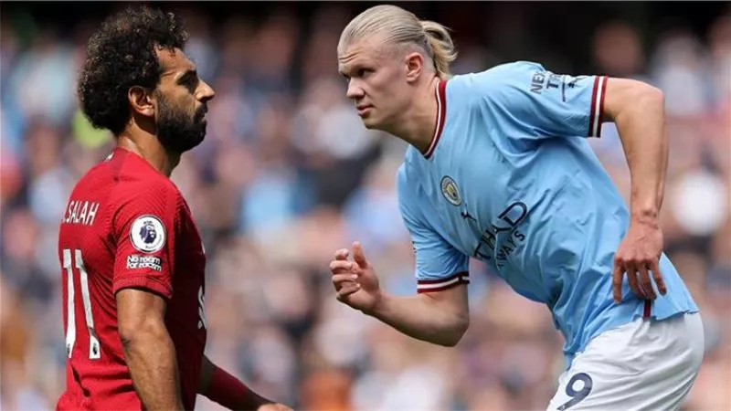 محمد صلاح يشعل الصراع مع هالاند علي صدارة ترتيب هدافي الدوري الإنجليزي