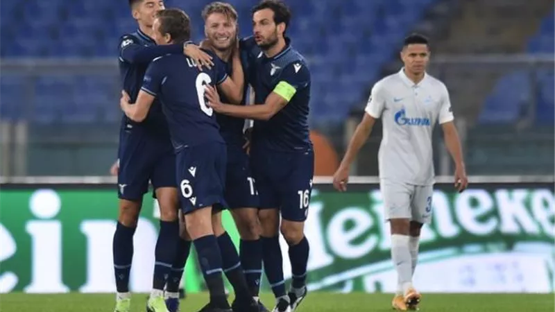 لاتسيو يهزم سان بطرسبرج بثلاثية في دوري أبطال أوروبا