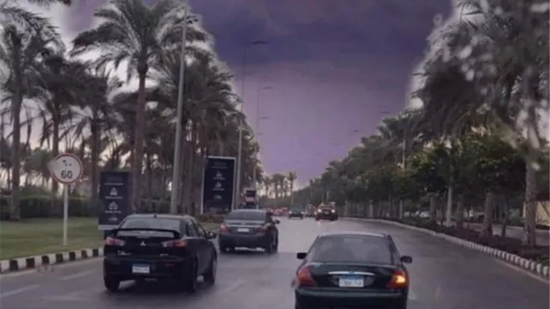 حقيقة الغيوم السوداء بالقاهرة و الأسكندرية