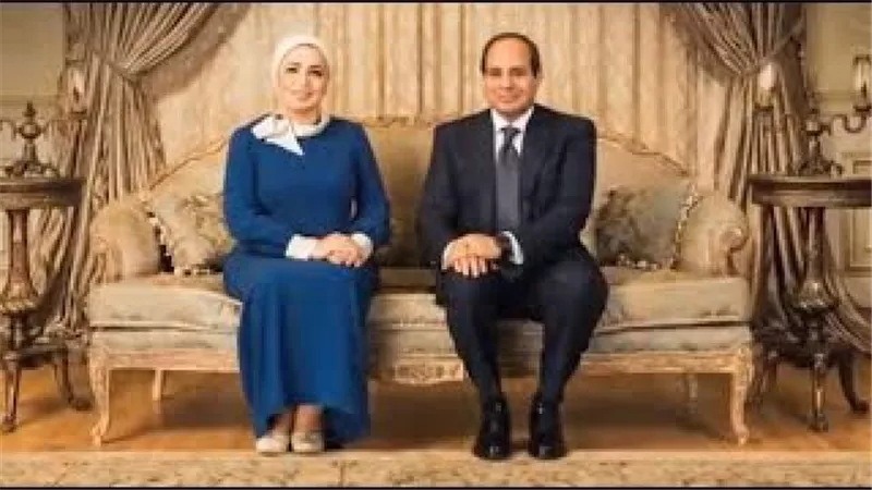 عاجل .. النص الكامل لحوار  قرينة  الرئيس مع إسعاد يونس