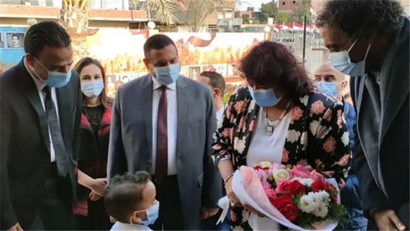 محافظ البحيرة يستقبل وزيرة الثقافة لافتتاح قصر وادي النطرون