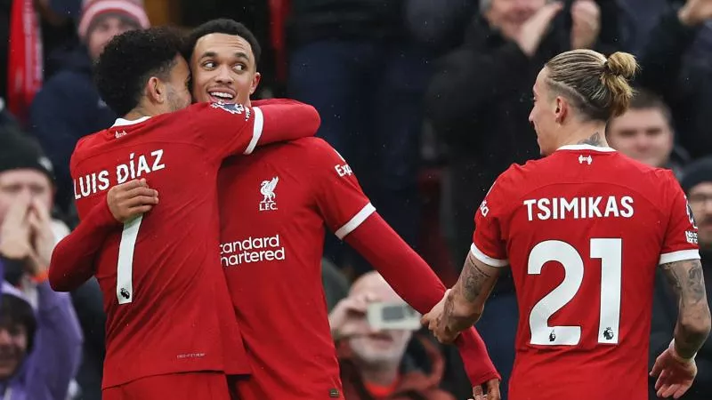 ترتيب الدوري الإنجليزي قبل مواجهة ليفربول ضد نوتينجهام غدا