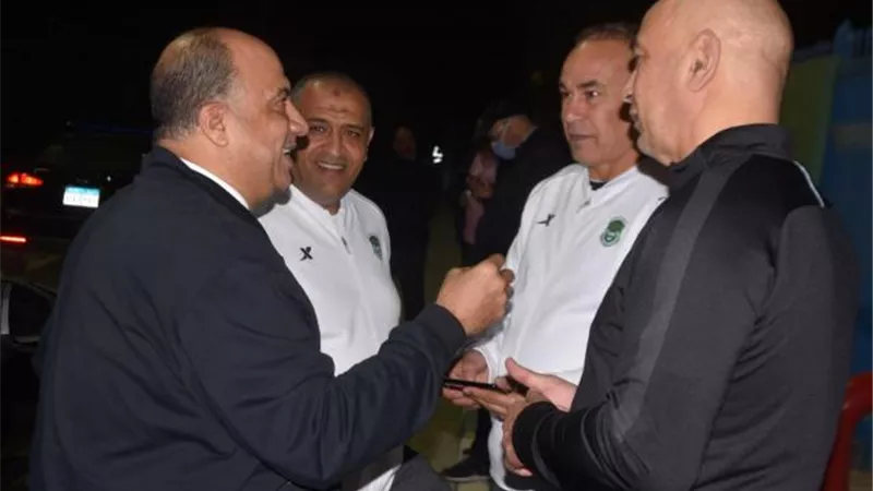 مصيلحى يدعم الإتحاد السكندري بالسويس قبل مواجهة الأهلي بالكأس