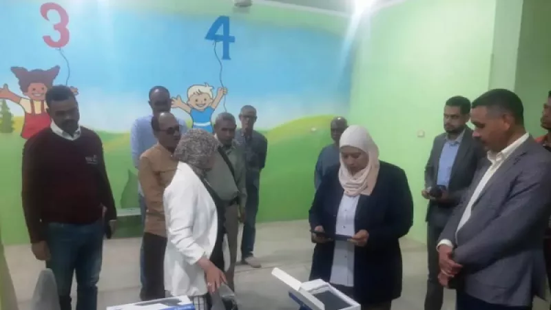 نائب محافظ أسوان تقوم بتفقد مشروع مركز التعليم المجتمعى في نهضة كيما