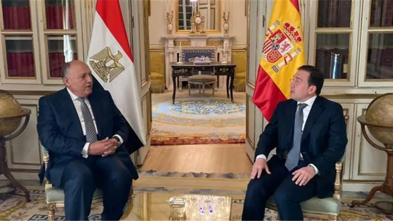 مباحثات سامح شكري ووزير خارجية إسبانيا.. مصر تؤكد على رفضها لأي أعمال عسكرية في رفح