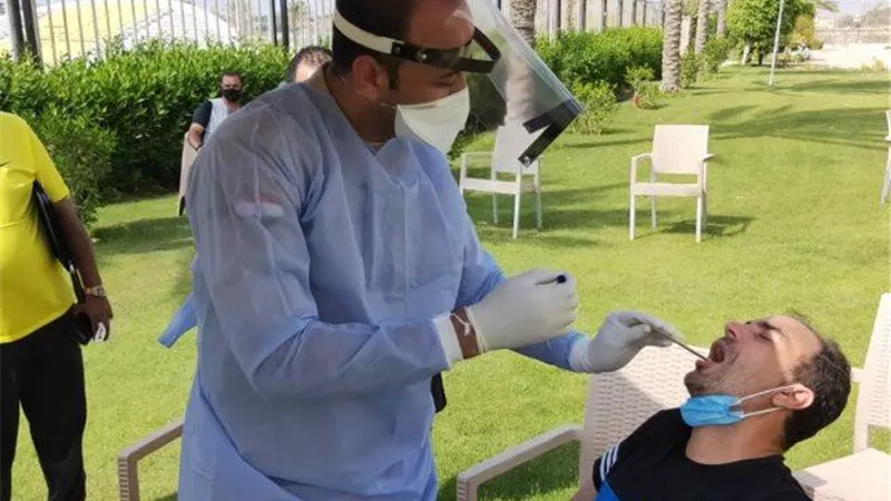 طلائع الجيش يخضع لمسحة كورونا قبل مباراة الأهلي