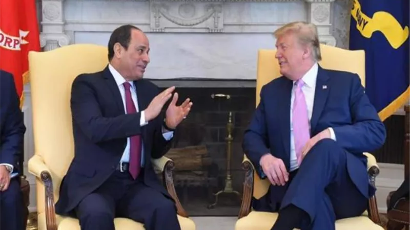 تفاصيل مباحثات السيسى مع ترامب بشأن القضايا ذات الاهتمام المشترك