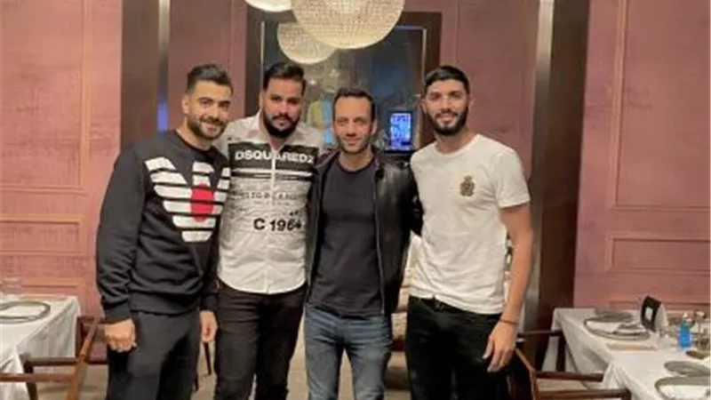 فرجاني ساسي ينشر صورة رفقة أمير مرتضي ويعلق: ”إخواتي”