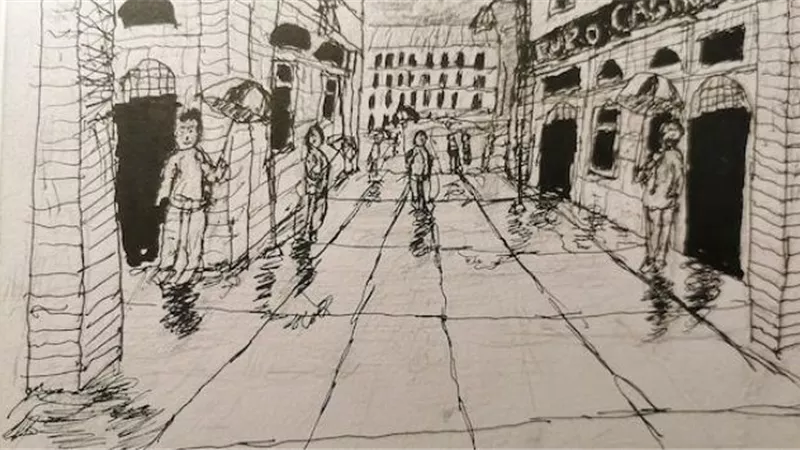 ذاكرته فوتوغرافية.. طفل عمره عامين يرسم لوحات بأدق التفاصيل لأي مكان بمجرد أن يراه للحظات