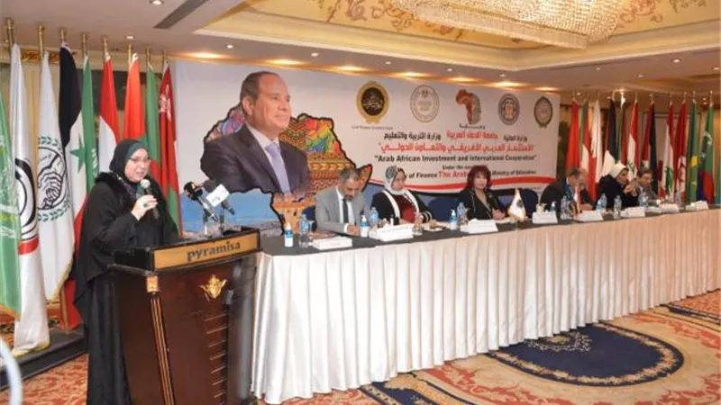 نيفين جامع : تعزيز الروابط الإستثمارية بين دول المنطقة العربية والإفريقية ركيزة أساسية لتحقيق خطط التنمية