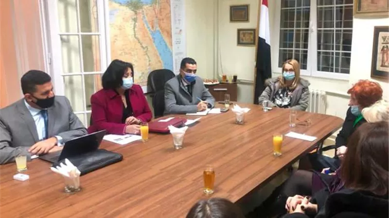 نشاط مكثف لنائبة وزير الآثار خلال زيارتها الترويجية بصربيا