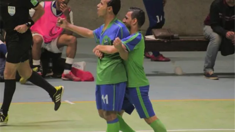 المقاصة يتصدر ترتيب دوري الصالات بالفوز على اتحاد الشرطة (3_1)