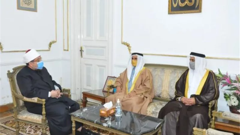 شاهد.. لماذا زار رئيس البرلمان العربي وزير الأوقاف؟