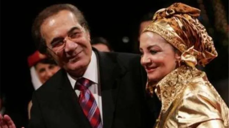 شهيرة تنشر صورة مع الراحل محمود ياسين وتعلق: خلاص مش هشوفك تاني