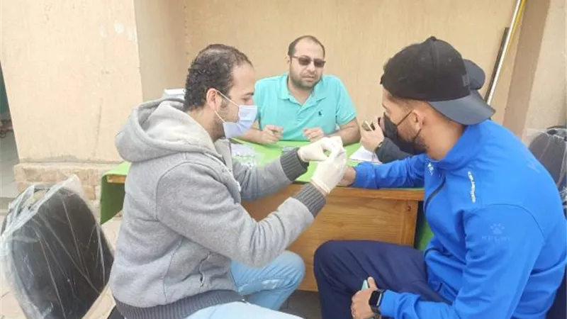 صور.. رابيد تيست للاعبي سيراميكا كليوباترا استعدادا لمواجهة البنك الأهلي