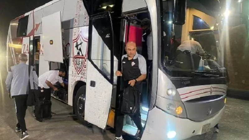 الزمالك يصل استاد القاهرة استعدادًا لمواجهة الأهلي في قمة الدوري