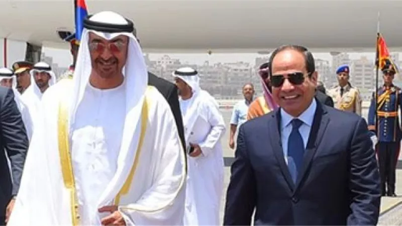 ننشر تفاصيل لقاء الرئيس السيسي وولي عهد أبوظبي