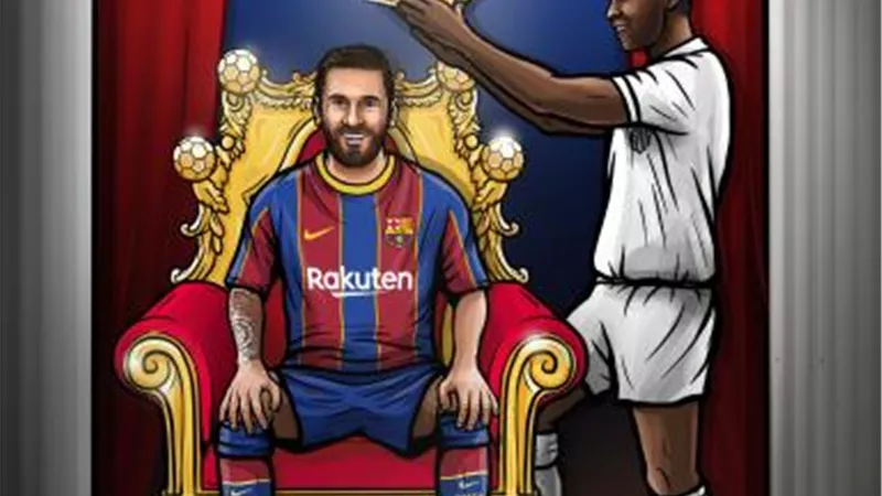 ”الملك ليو”.. ميسي يعادل رقم البرازيلي بيليه بهدفه في شباك فالنسيا