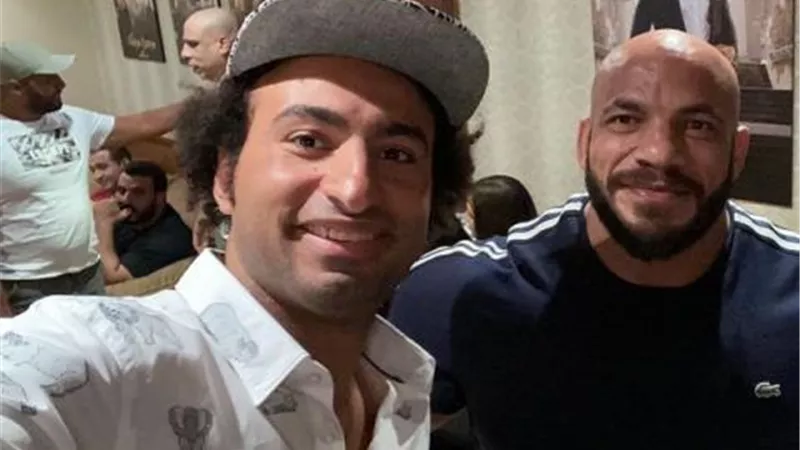 بصورة تجمعهما.. على ربيع يهنىء بيج رامي على ”مستر أولمبيا”