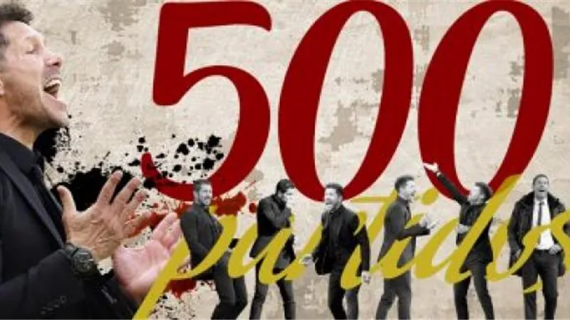 سيميونى يقود اللقاء رقم 500 مع أتلتيكو مدريد