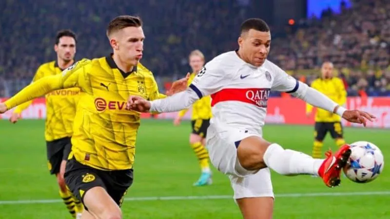 الموعد والقنوات الناقلة لـ مباراة باريس سان جيرمان وبروسيا دورتموند في دوري أبطال أوروبا