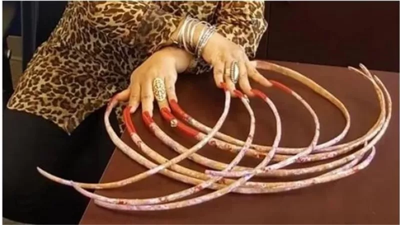 «مش هتصدق».. صاحبة أطول أظافر في العالم تعرضها للبيع بهذا الثمن