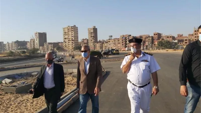 محافظ القليوبية يتفقد منطقة محور ربط مصر الجديدة بطريق شبرا بنها الحر