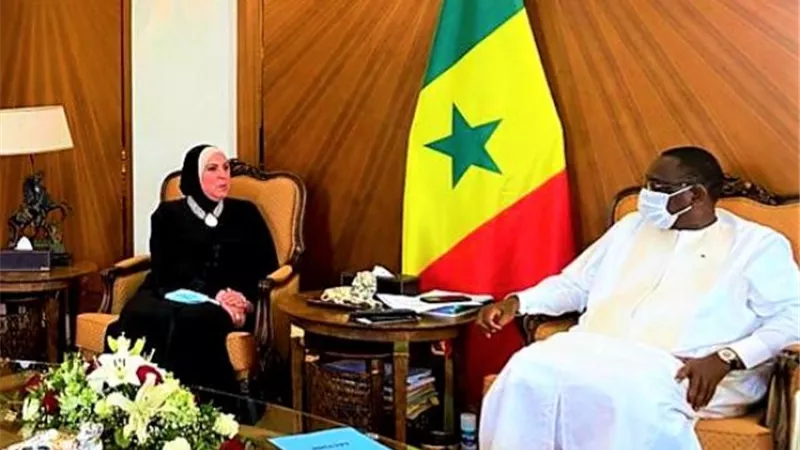 وزيرة التجارة والصناعة تنقل رسالة من الرئيس السيسى للرئيس السنغالى بالعاصمة داكار
