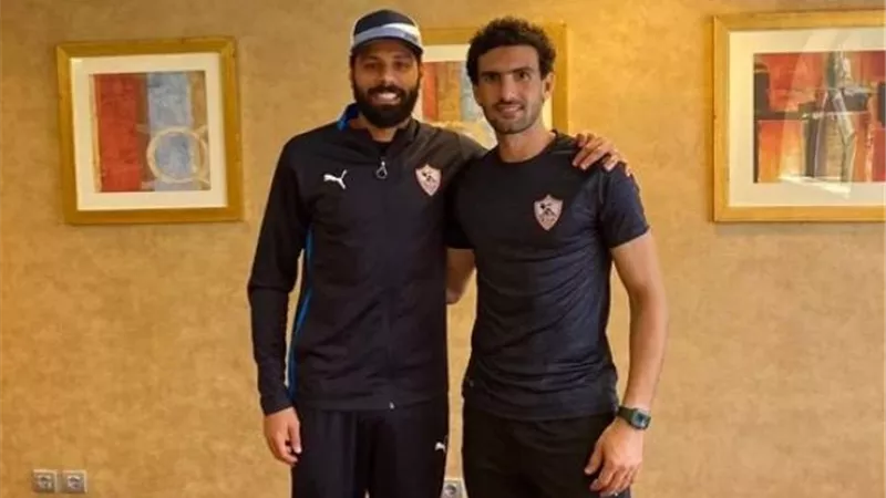 شاهد.. وصلة هزار بين جنش ومحمد عواد فى الجيم